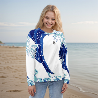Wave Patterned Sweatshirt