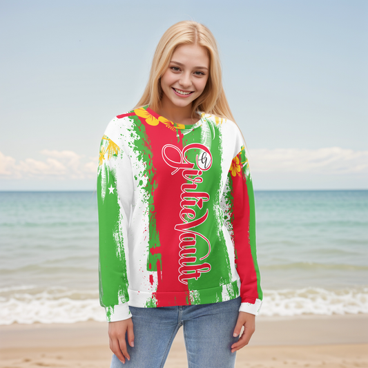 GirlieVault Green Sweatshirt