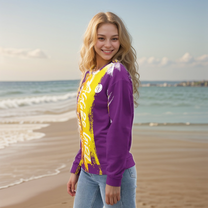 Purple Yellow summers Sweatshirt