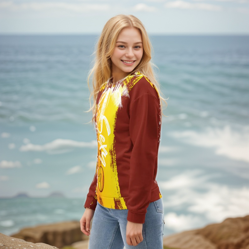 Brown Yellow Summers Sweatshirt