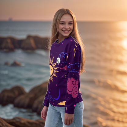 Galaxy Pattern Sweatshirt