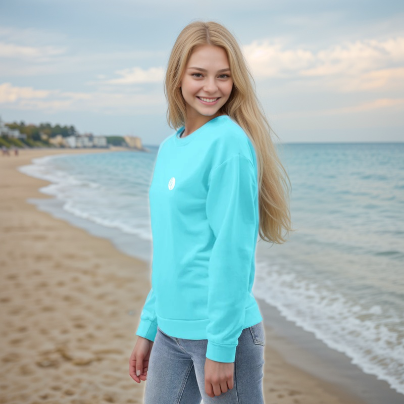 Neon Blue Coloured Sweatshirt