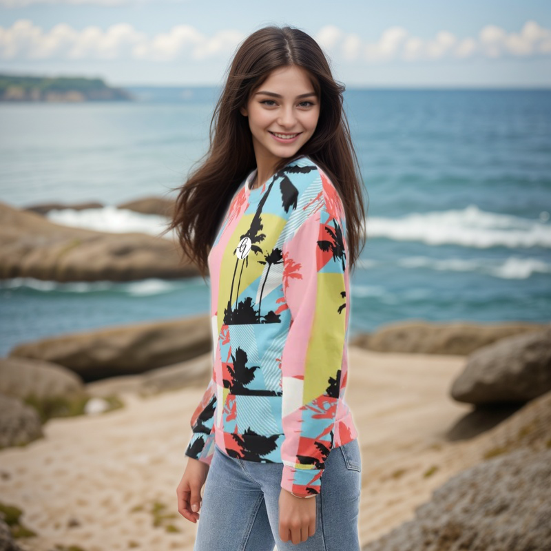 Pink Pattern Sweatshirt