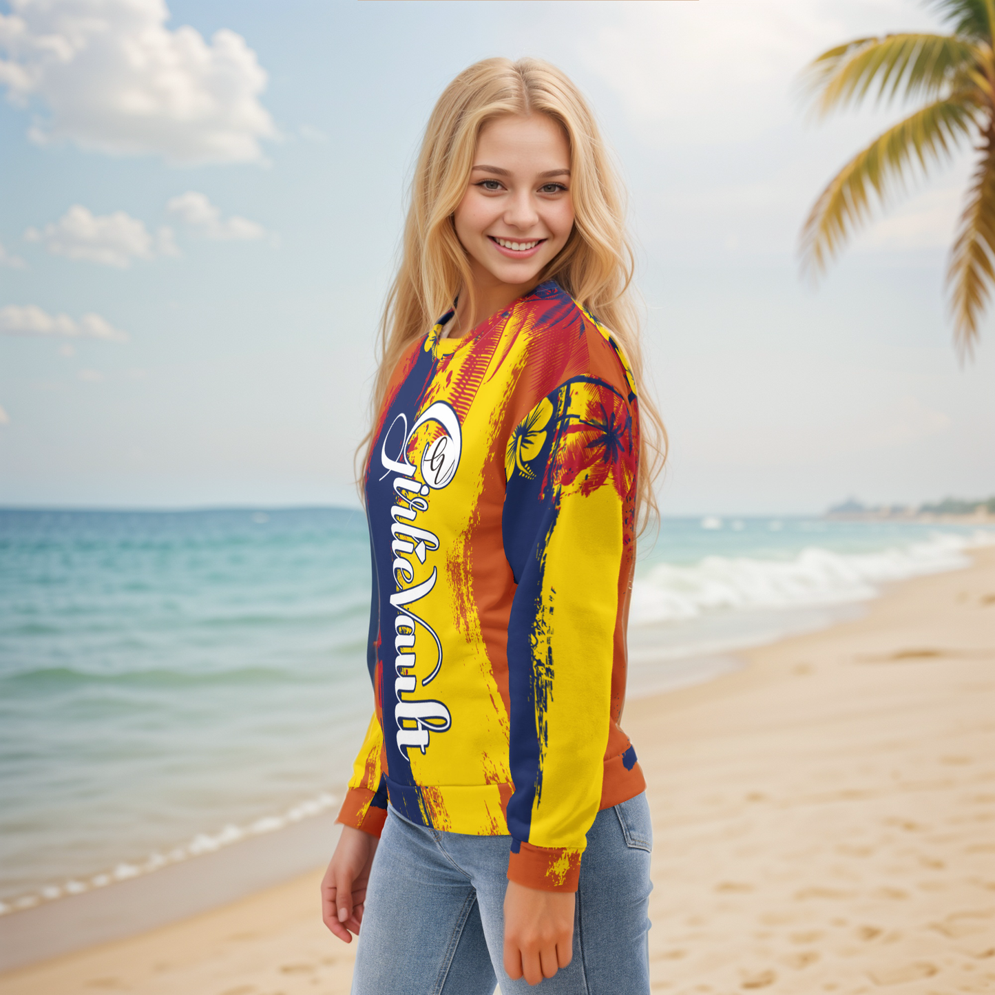 GirlieVault Yellow Sweatshirt