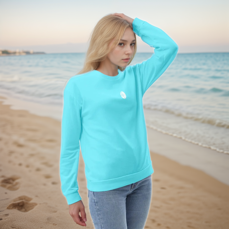 Neon Blue Coloured Sweatshirt