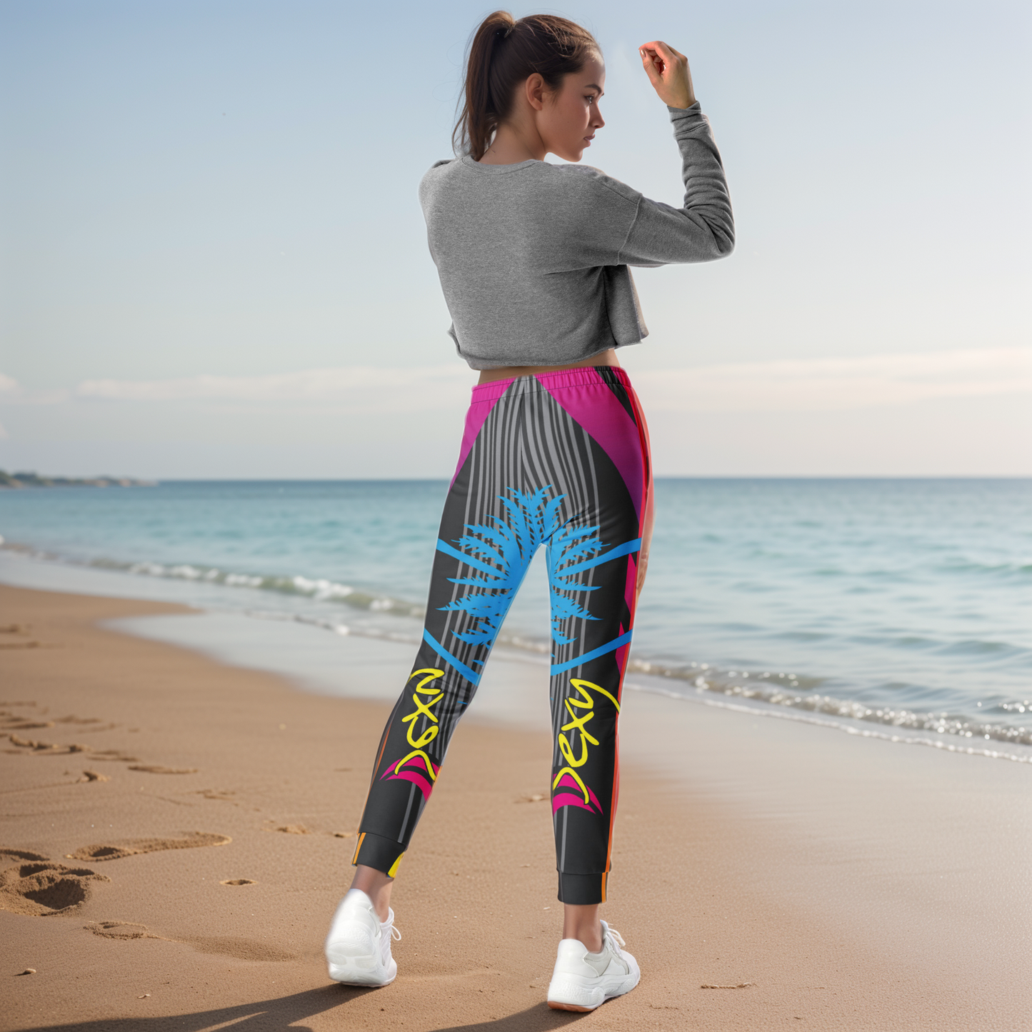 Multi Colour Lined Joggers