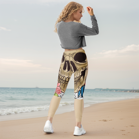 Skeletal Pattern Joggers