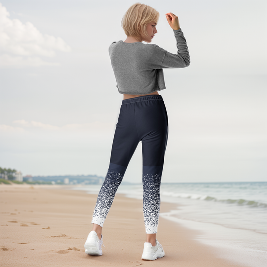 Sparkling Greyish Blue Joggers