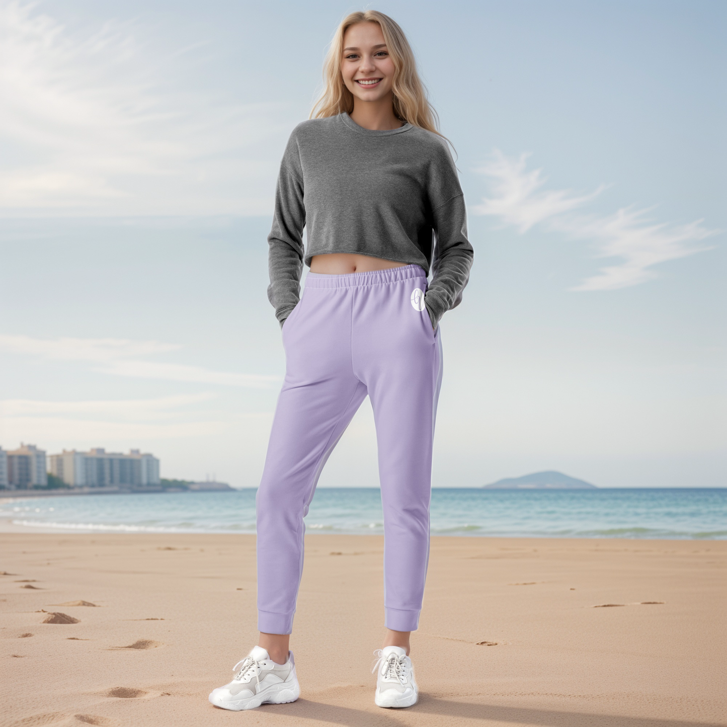 Violet Colored Joggers