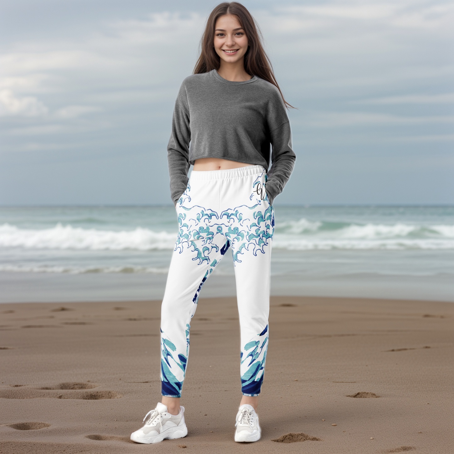 Wave Patterned Joggers