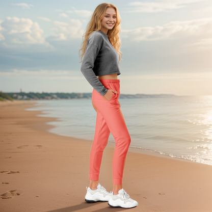 Peach Coloured Joggers