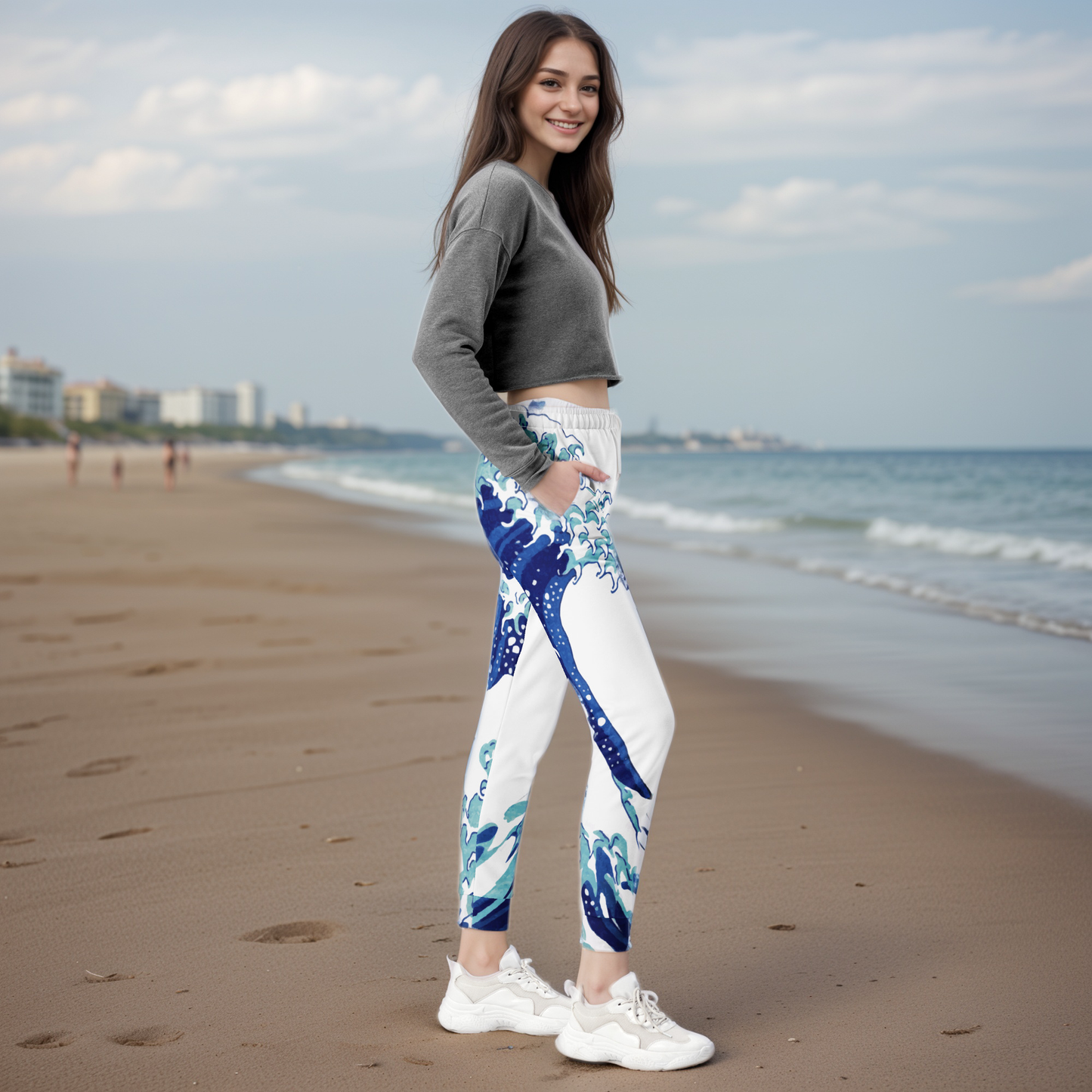 Wave Patterned Joggers