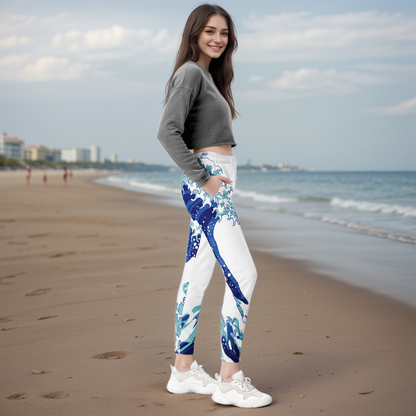 Wave Patterned Joggers