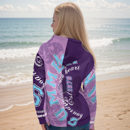 Purple Letters Hoodie