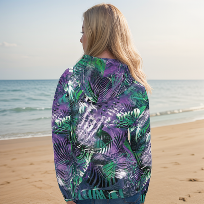 Multicolored Crossover Hoodie