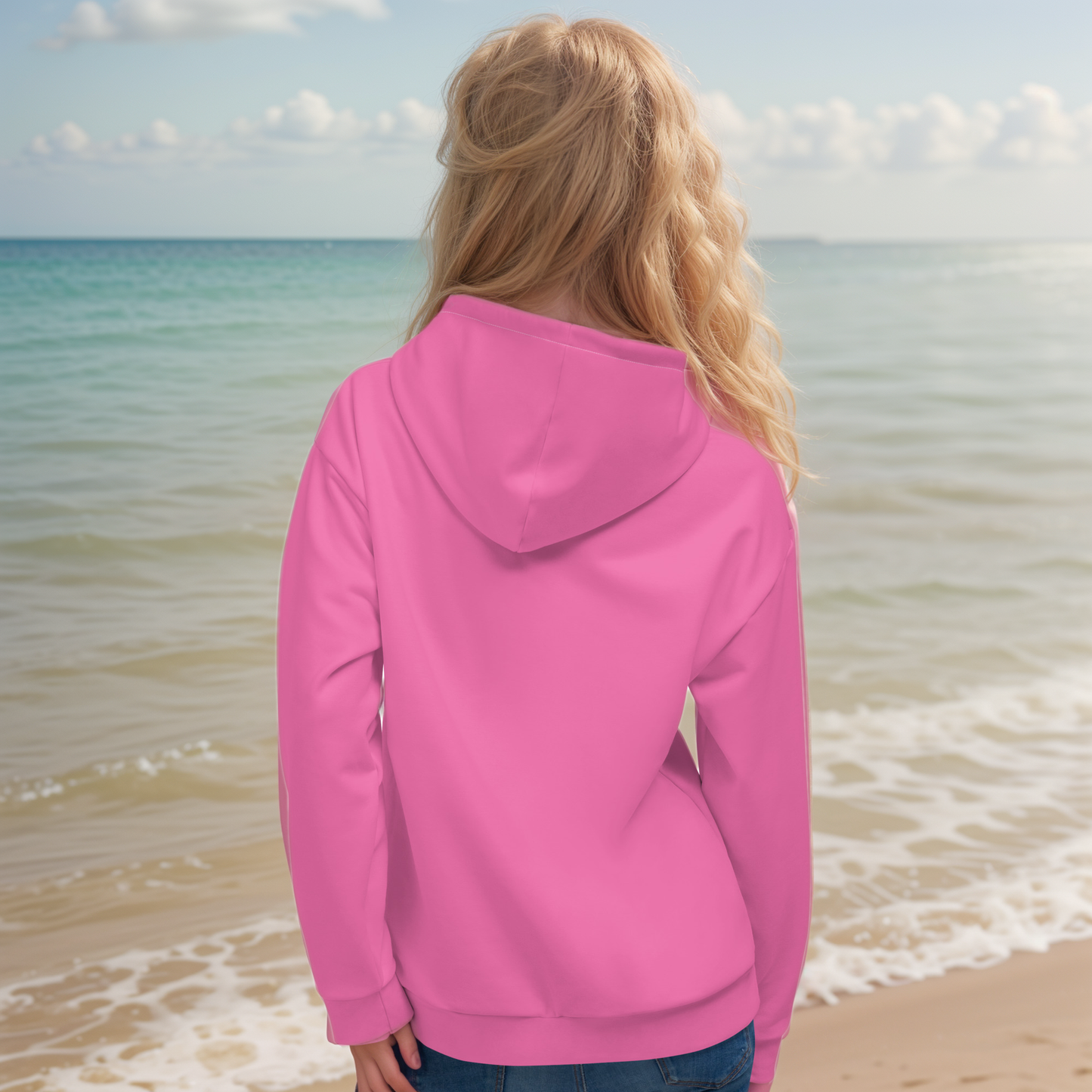 Pink coloured Hoodie