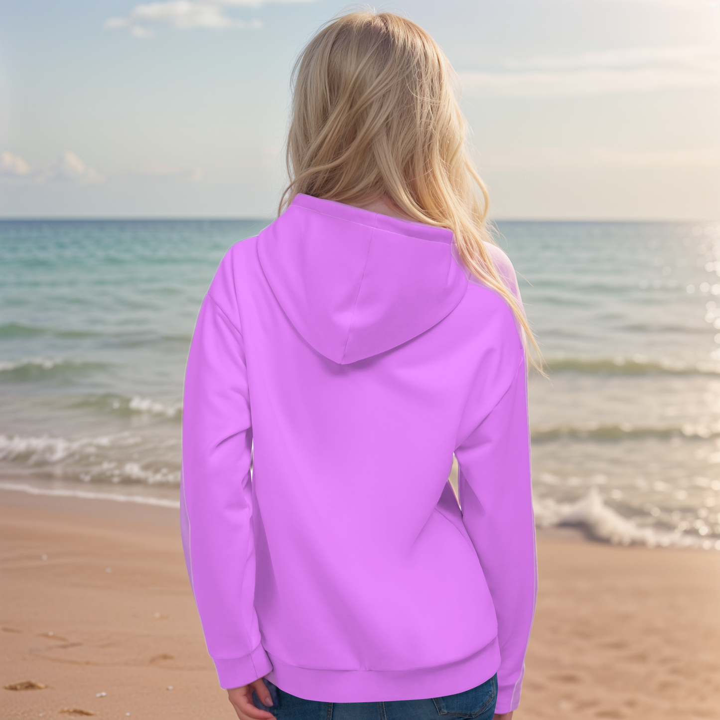 Purple coloured  Hoodie