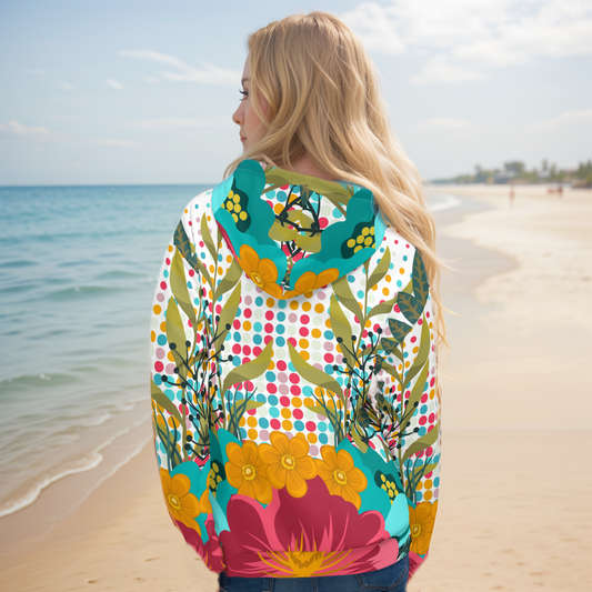 Floral Framed Hoodie