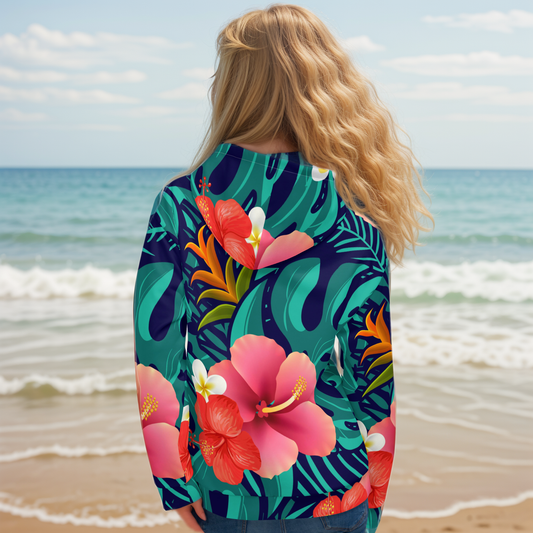 Floral Seamless Pattern Hoodie