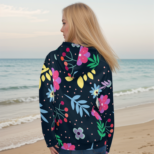 Colourful ditsy Hoodie