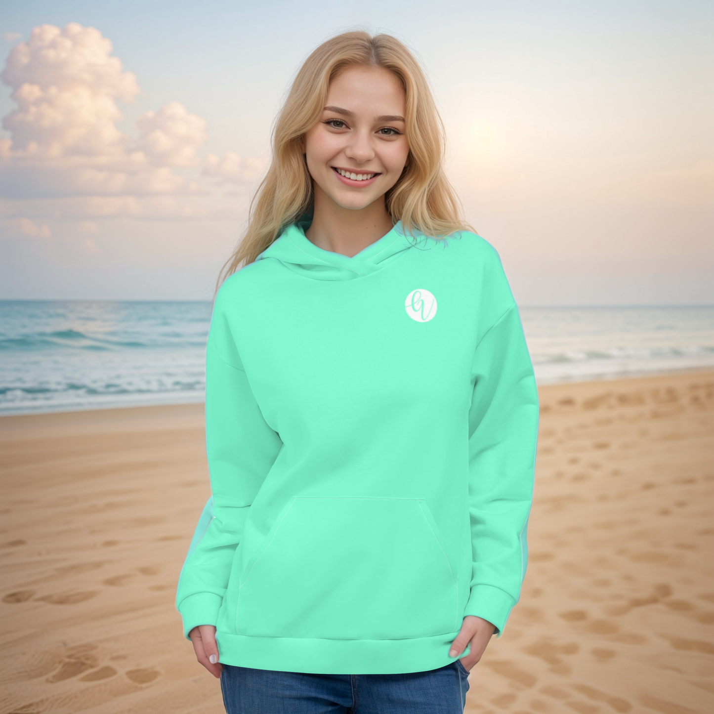 Neon Green Colored  Hoodie