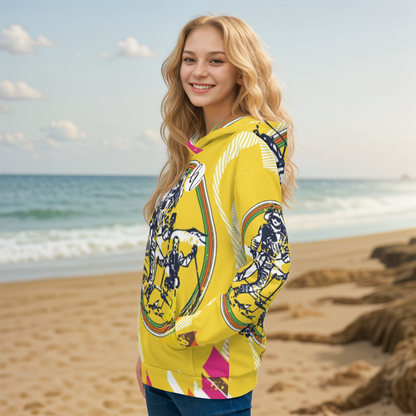 Yellow Skating Girl Hoodie