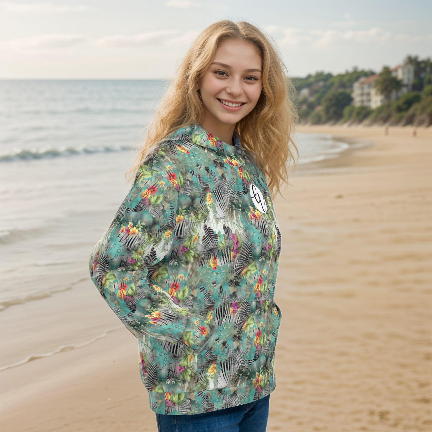 Poplin Multicolor Hoodie