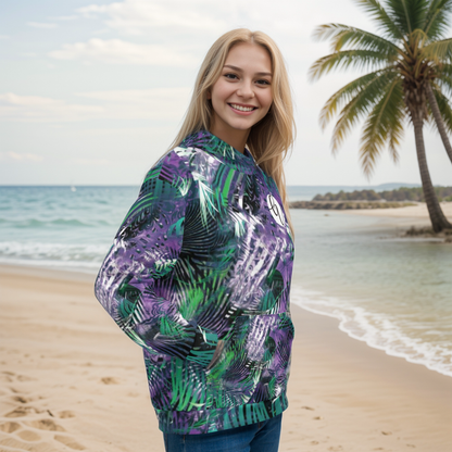 Multicolored Crossover Hoodie