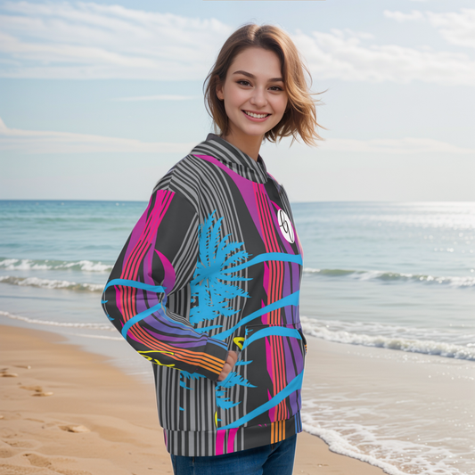 Multi Colour Lined Hoodie