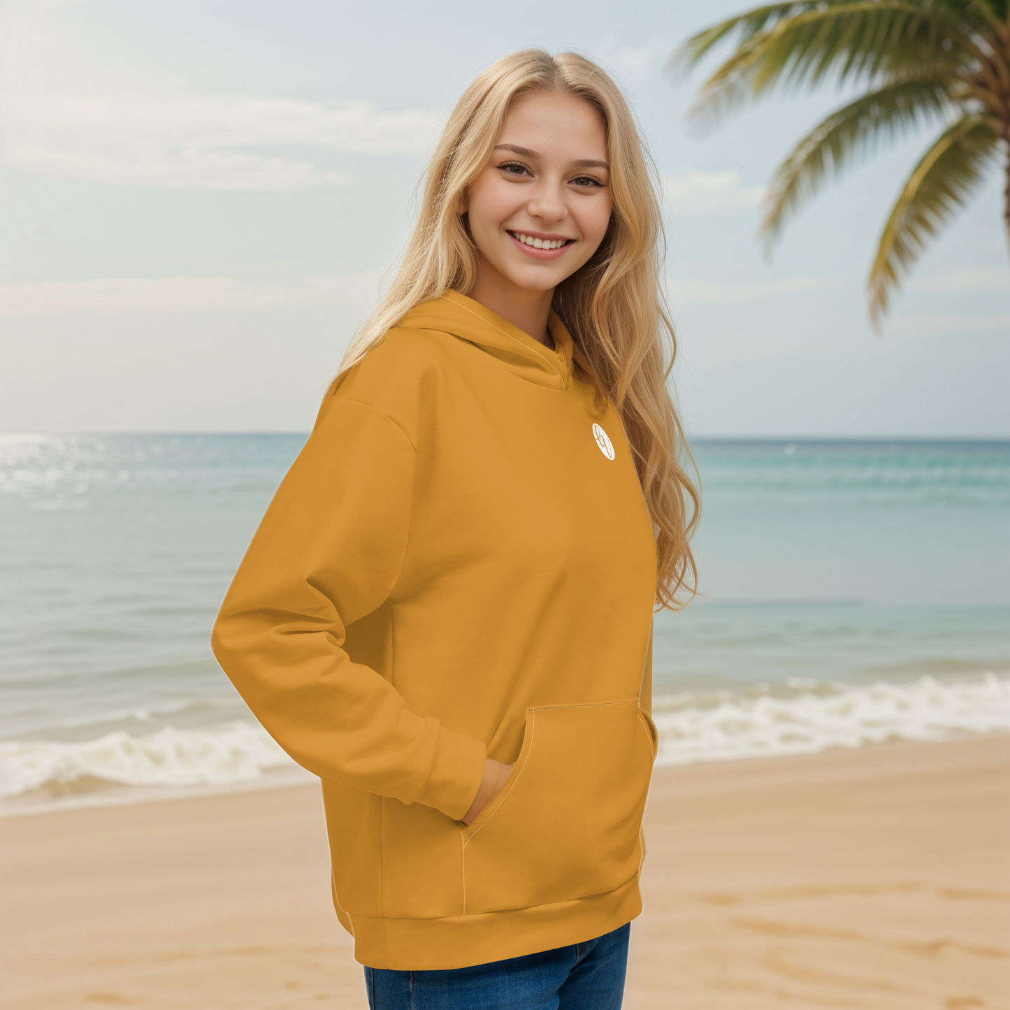 Mustard coloured Hoodie