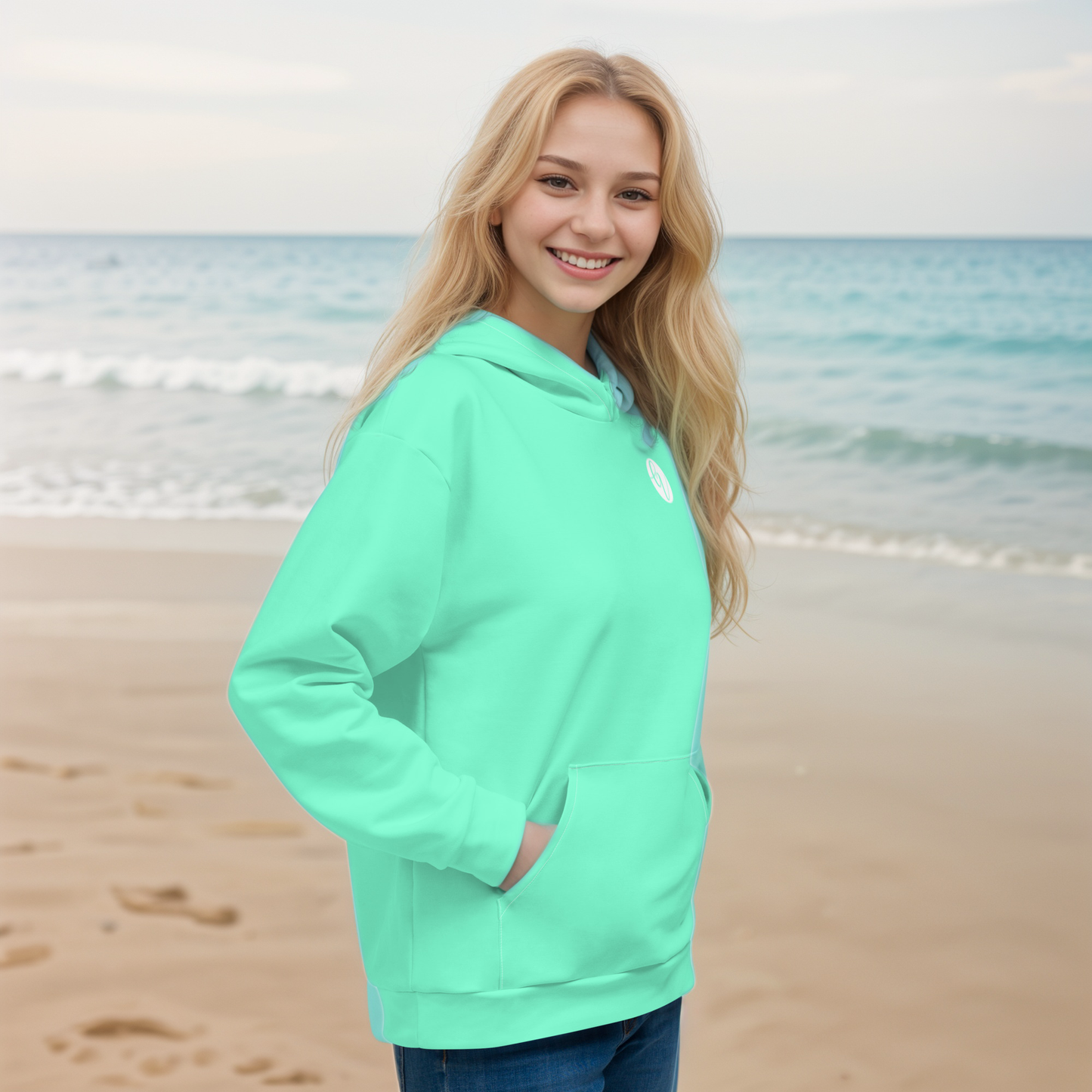 Neon Green Colored  Hoodie