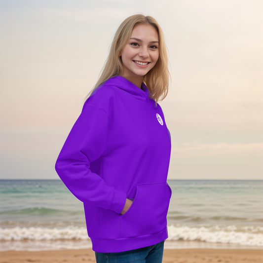 Dark Purple Colored Hoodie