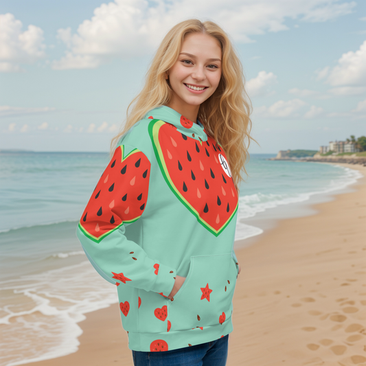 Watermelon heart Hoodie