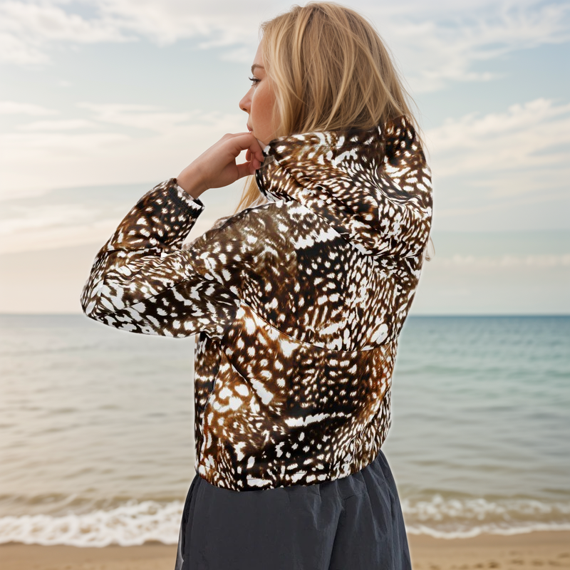 Bird Skin cropped windbreaker