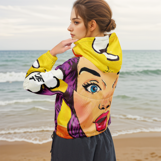 Cool Lady Cropped Windbreaker