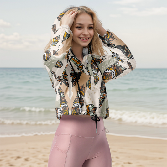 Feather Cropped windbreaker