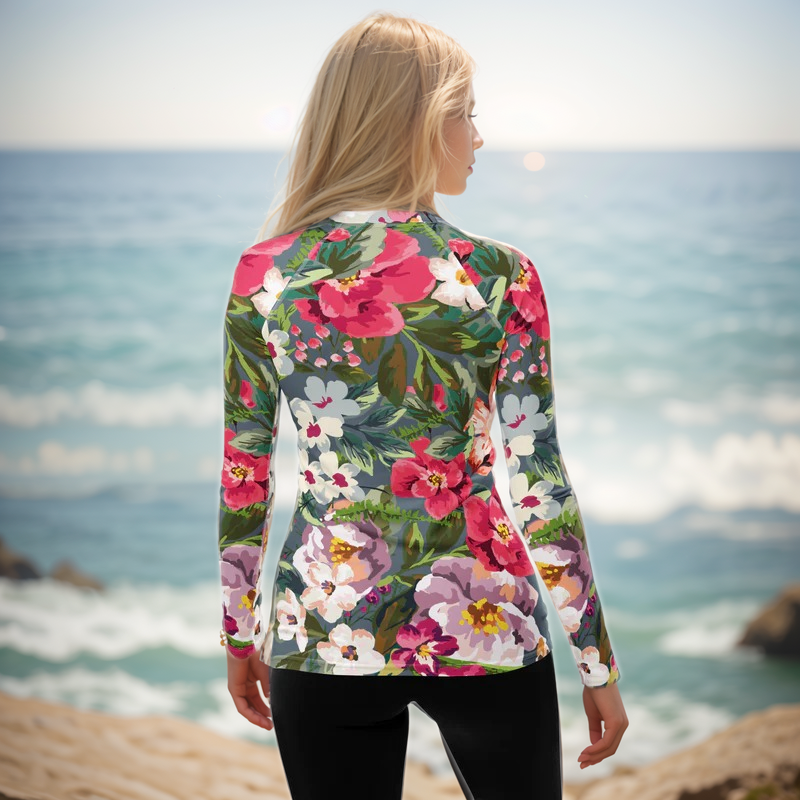 Wild Floral Rash Guard
