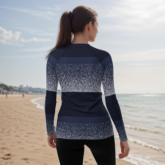 Sparking Blue Rash Guard