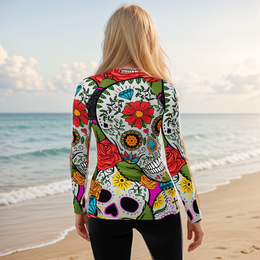 Dead Sugar Skull Rash Guard