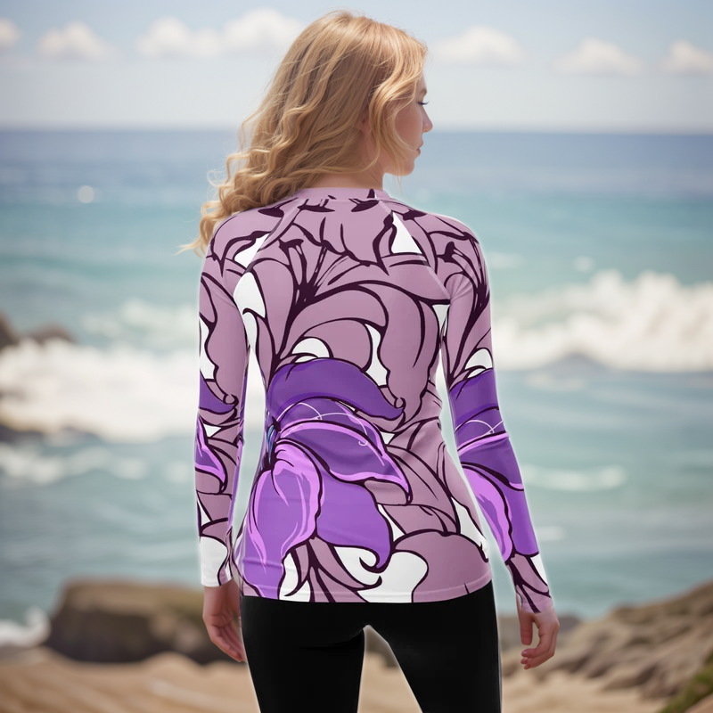 Lotus Flower Rash Guard