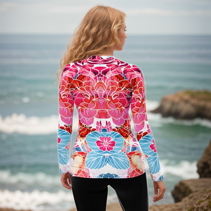 Floral Delight Rash Guard
