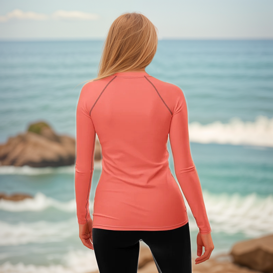 Peach Colored Rash Guard