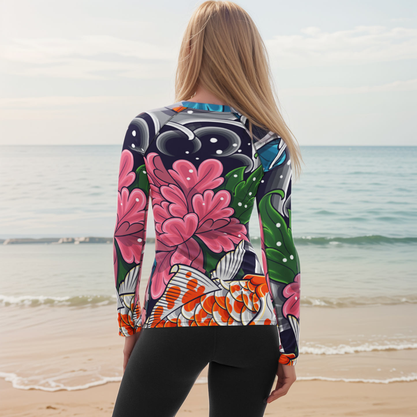 Koi Fish Rash Guard