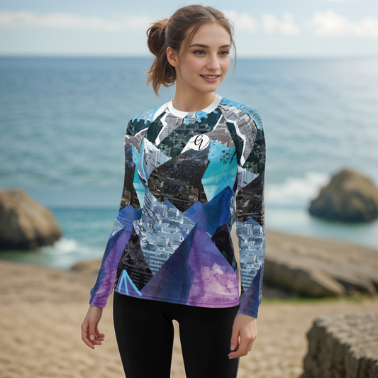 Mountain Floral Rash Guard