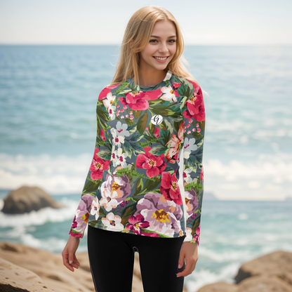 Wild Floral Rash Guard