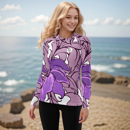 Lotus Flower Rash Guard