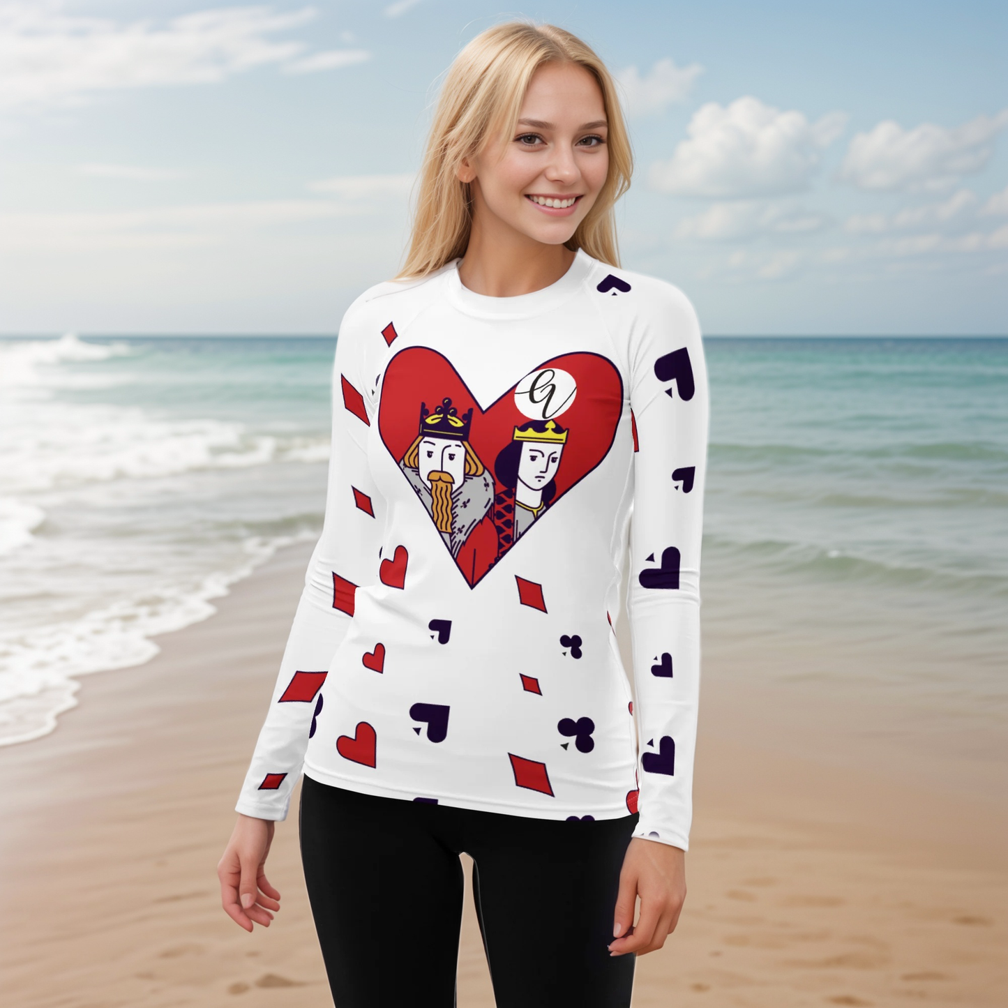 King Of Hearts Rash Guard