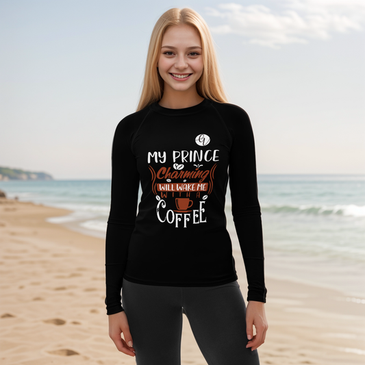My prince coffee Rash Guard