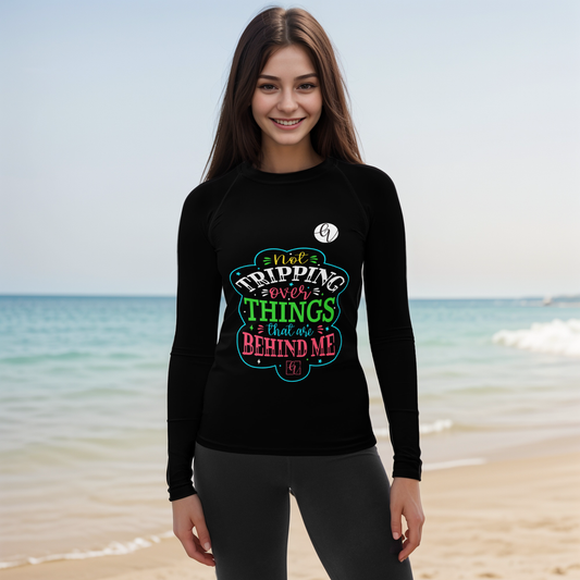 Things Behind Me Rash Guard