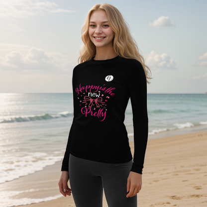 Happy is the new pretty Rash Guard